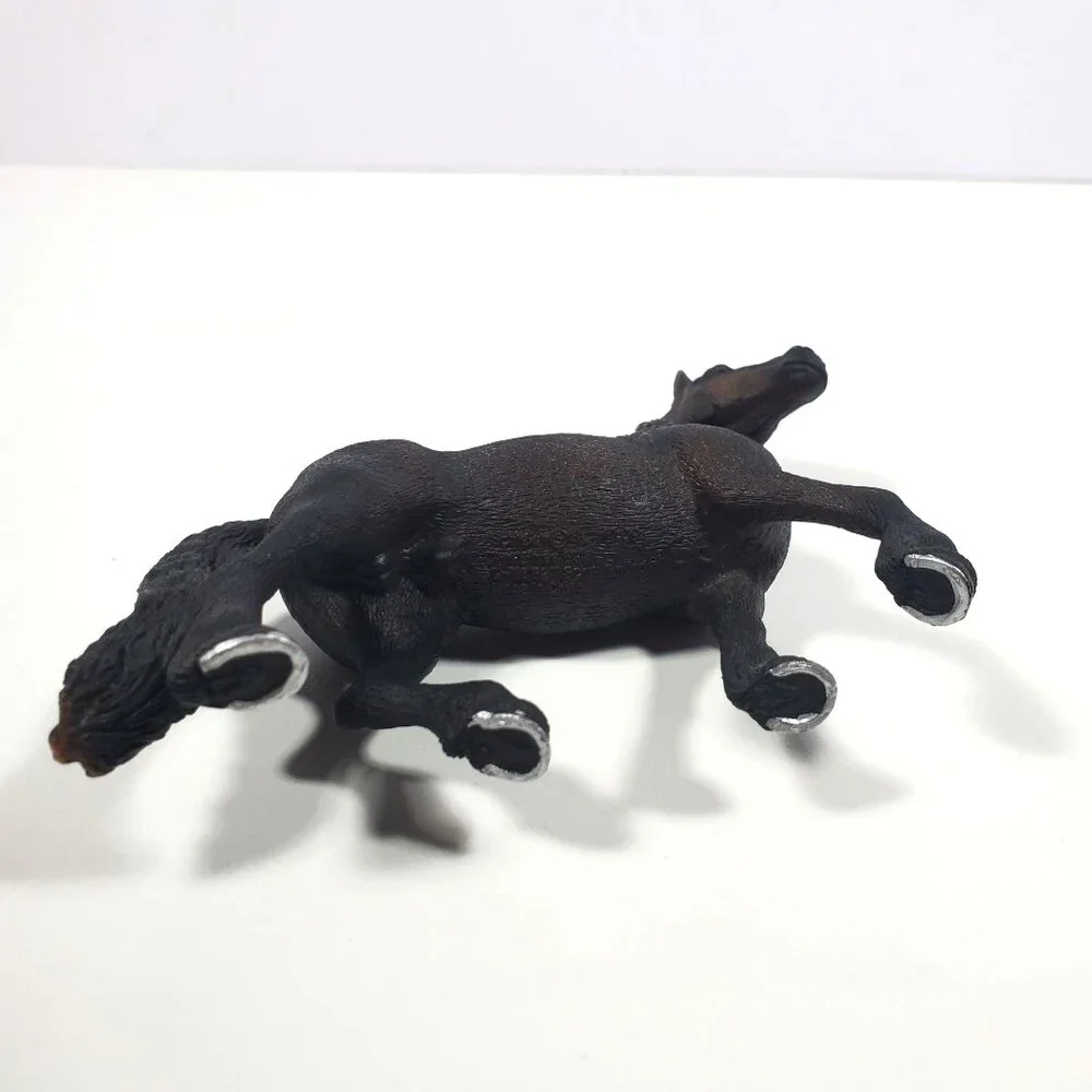 2009 Schleich Freisian Horse D-73527 Realistic Black Figure - Picture 11 of 16